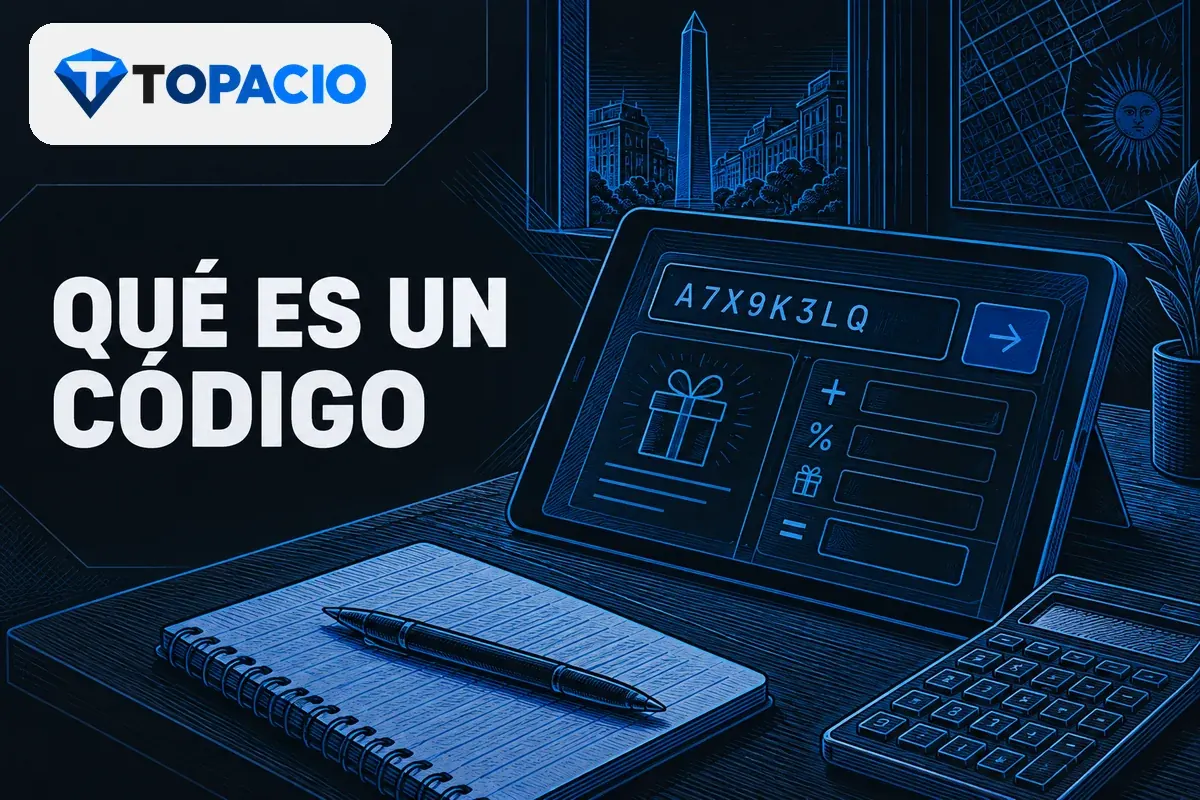 Tableta con explicación del código y calculadora de bonificaciones.