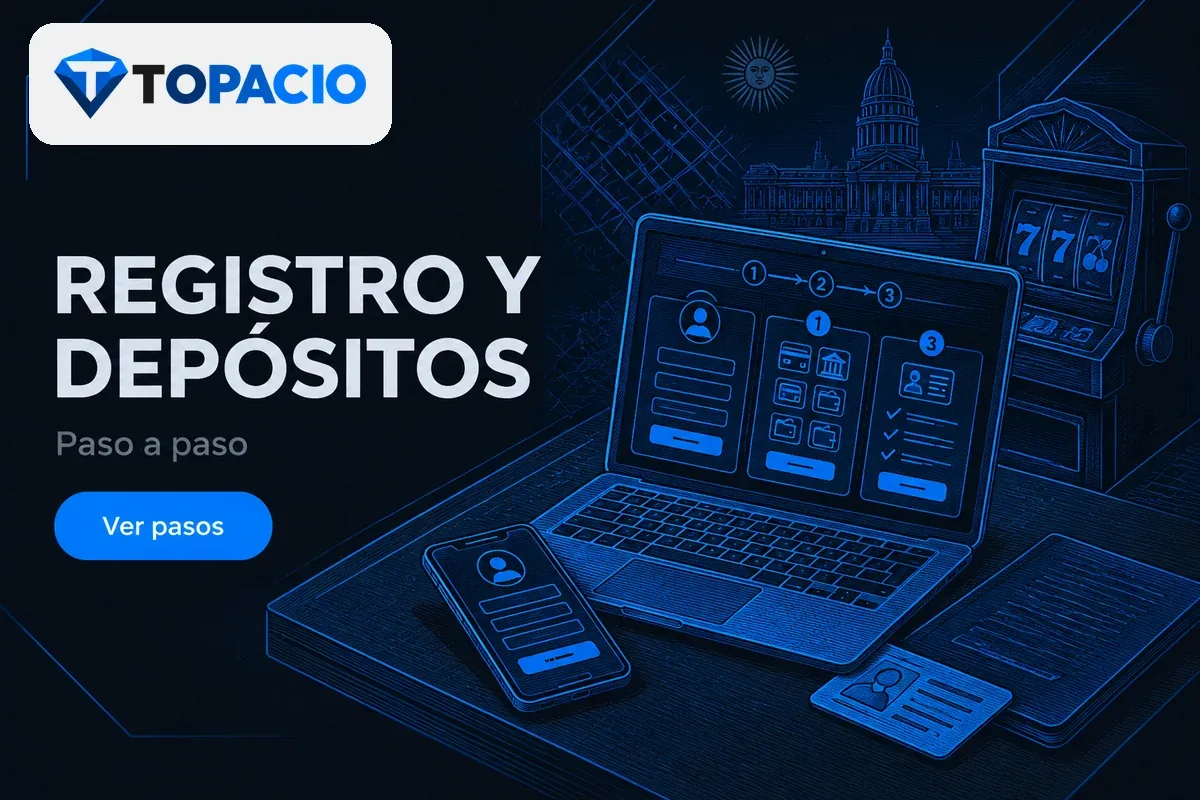 Notebook con registro, primeros depósitos y lista de verificación.