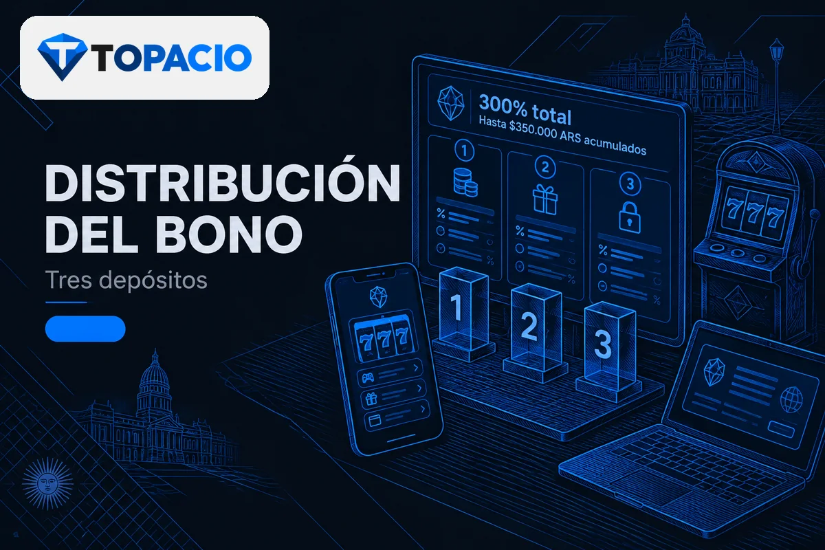 Pantalla con tres tramos del bono y sus condiciones.