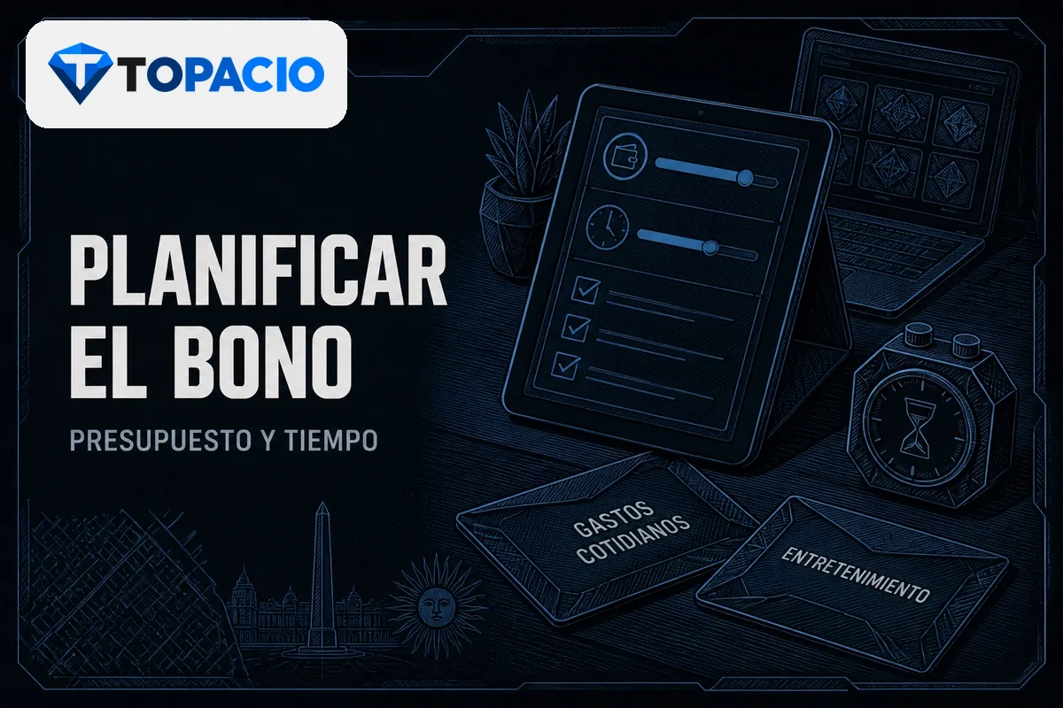 Planificador con presupuesto separado, límite de tiempo y requisitos.