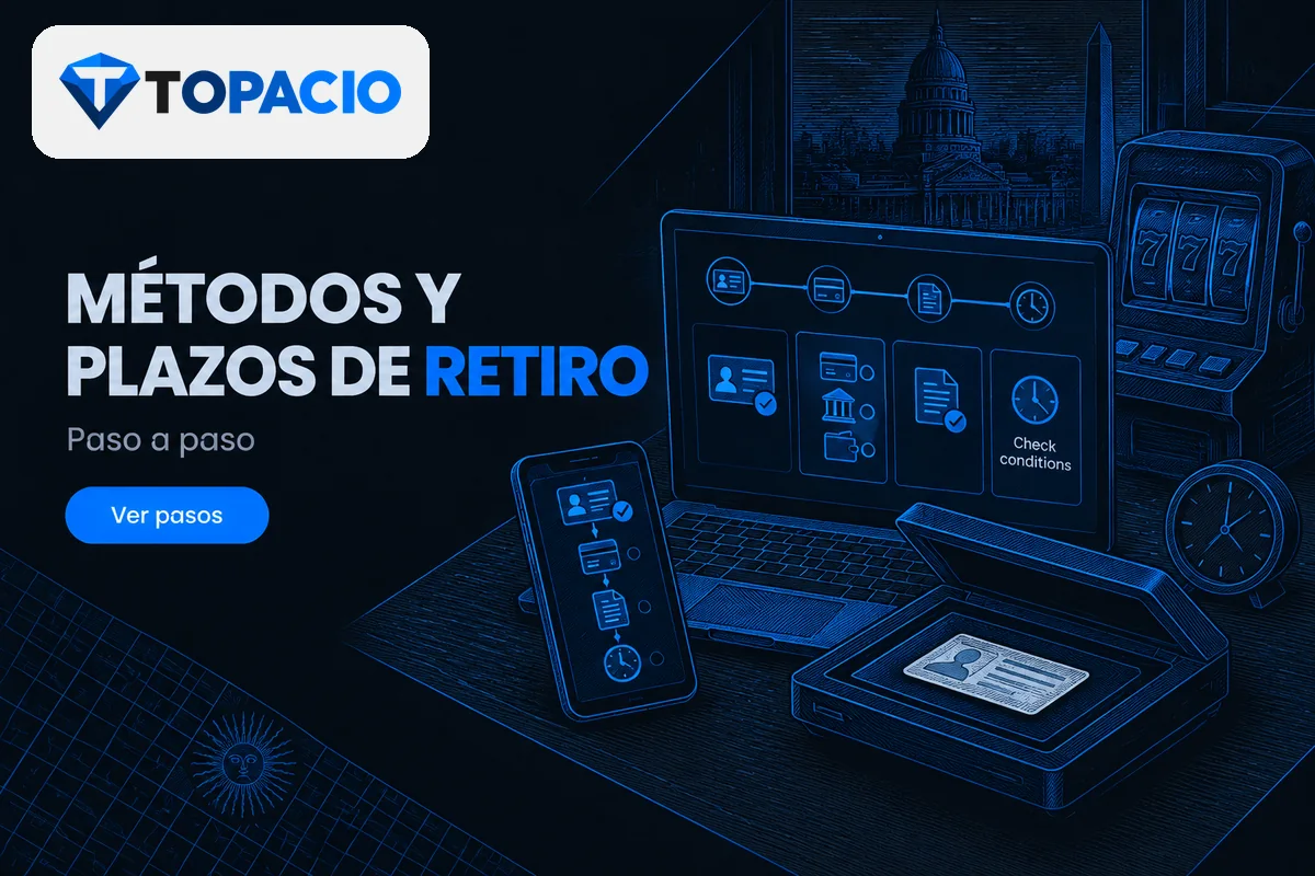 Pantalla con etapas del retiro, verificación de identidad y reloj.