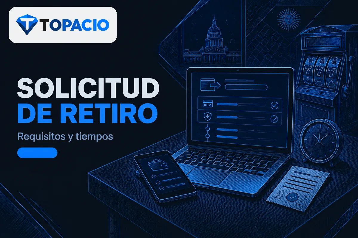 Computadora con solicitud de retiro, comprobante y reloj de procesamiento