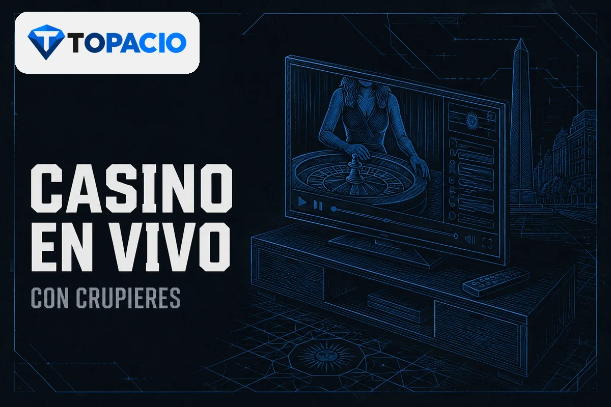 Televisor con transmisión de crupier y rueda de juego.